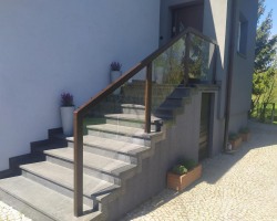 Balustrady szklane