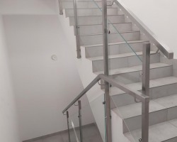 Balustrady szklane
