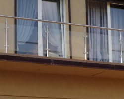Balustrady szklane
