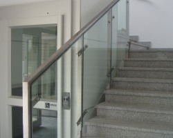 Balustrady szklane