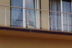 Balustrady szklane