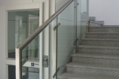 Balustrady szklane