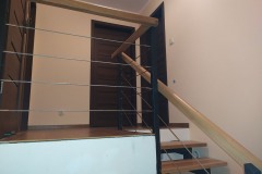 schody metalowo drewniane