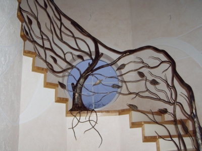 schody z metaloplastyką