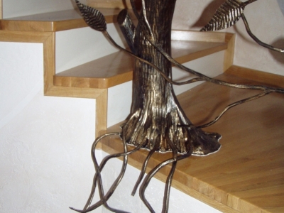 schody z metaloplastyką