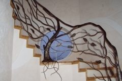 schody z metaloplastyką